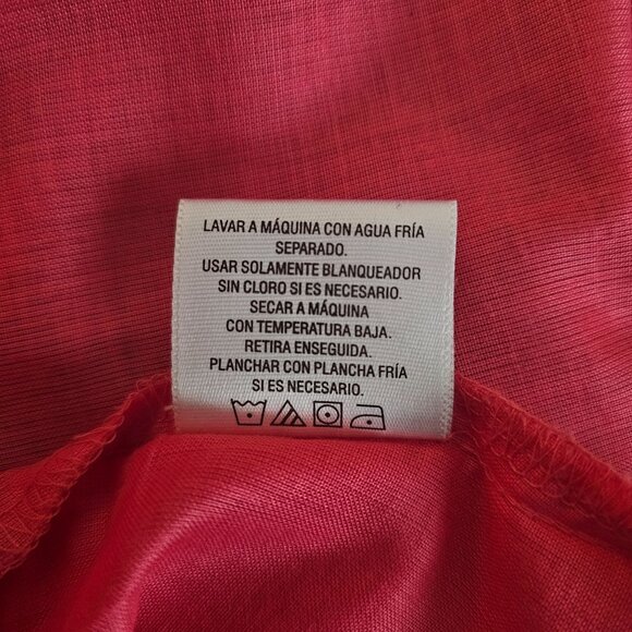 Jaclyn Smith Women's Pink Pintuck Button Front Sleeveless Blouse Size XL - Picture 9 of 11